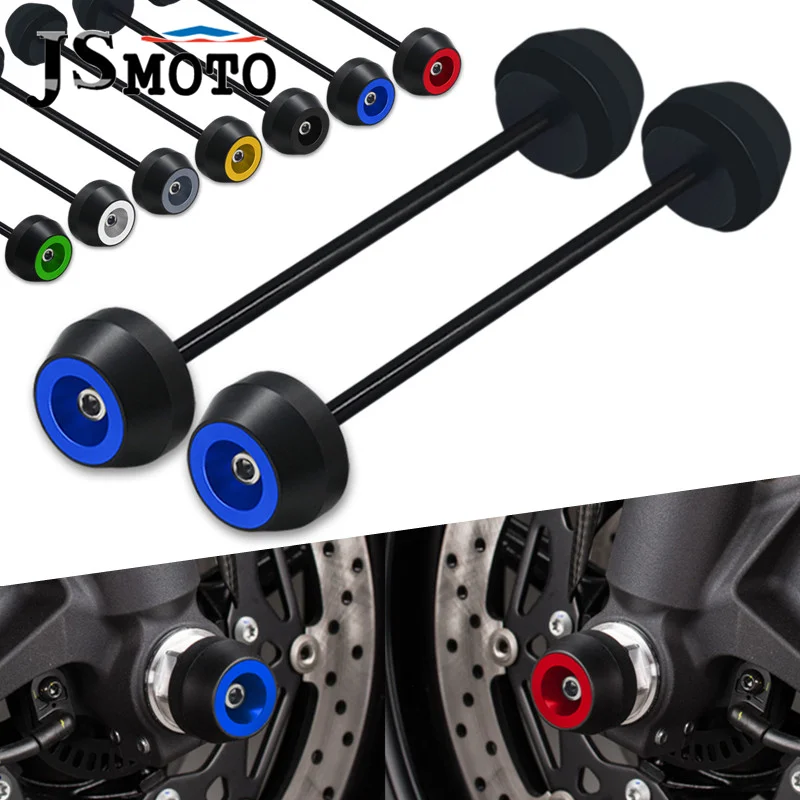 

For BMW S1000R S1000RR S1000XR S 1000R/RR/XR Motorcycle Front & Rear Wheel Fork Axle Sliders Cap Crash Falling Protector Kit