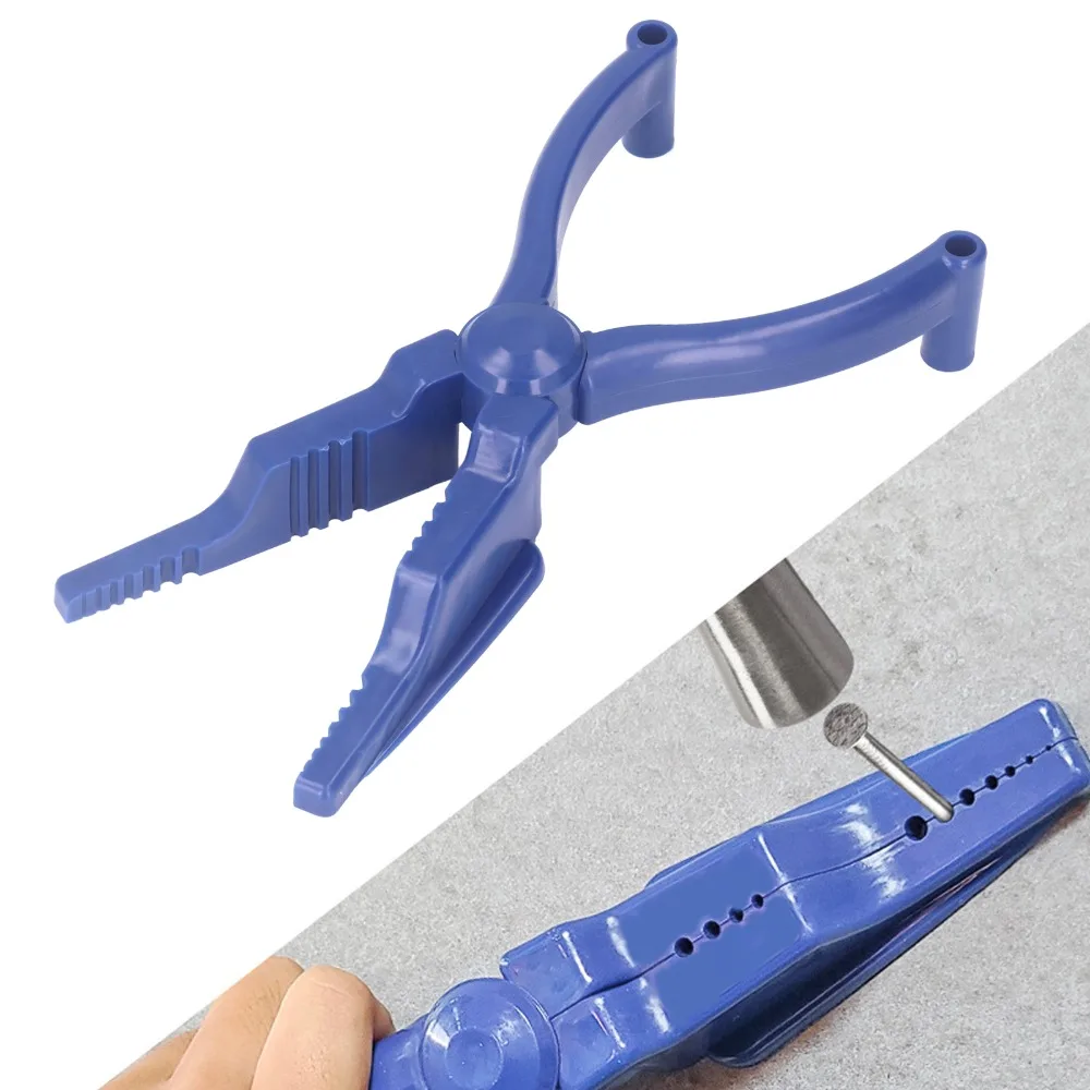 3pcs ABS Plastic Material Nail Holder Pliers Portable Hand Tool Slip Joint Design Finger Protector Pliers Hammering Assist Tool
