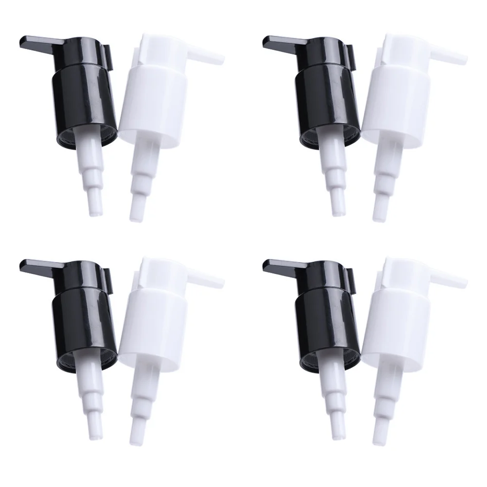 

8 Pcs Lotion Bottle Pump Soap Dispenser Pumps with Clips Plastic Head Replacement