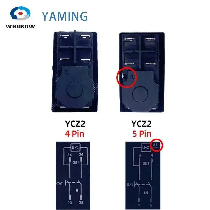 YCZ2 электромагнитный переключатель 4/5 Pin 110V/220V мгновенный (сброс) ВКЛ./ВЫКЛ. Красный/зеленый Кнопка аварийной остановки Замена KJD17
