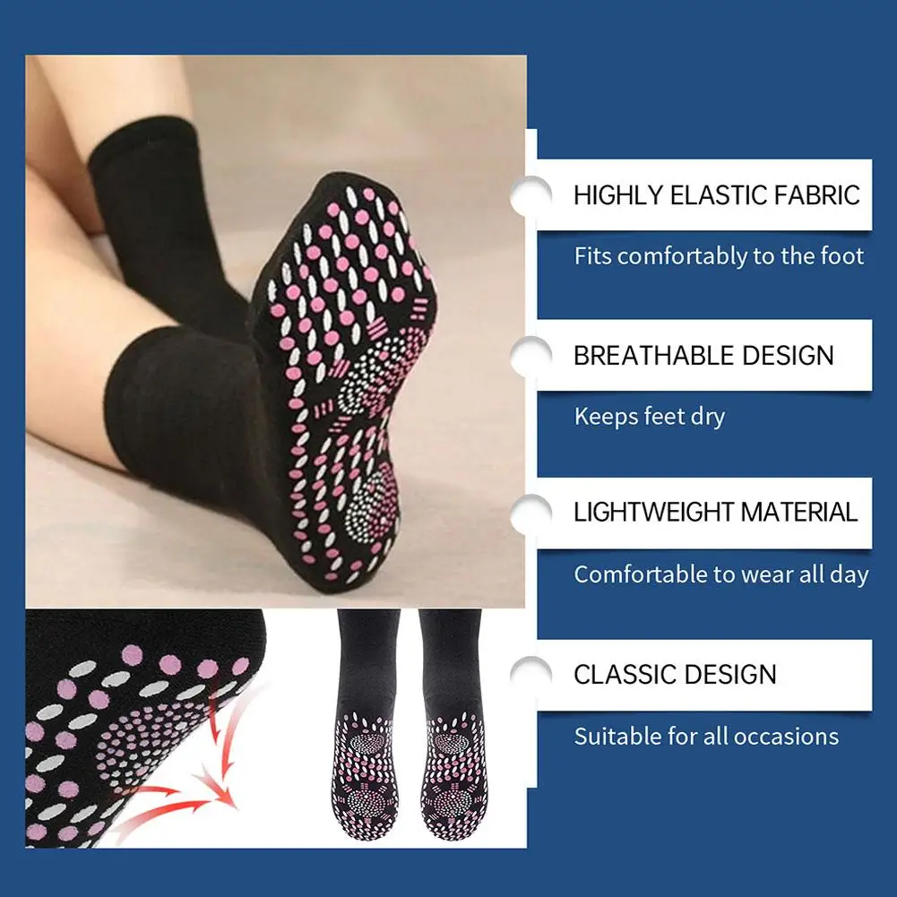 Chaussettes élastiques respirantes pour le massage des pieds, douces pour la peau, soins du corps, fonctionnelles, soins de santé des pieds