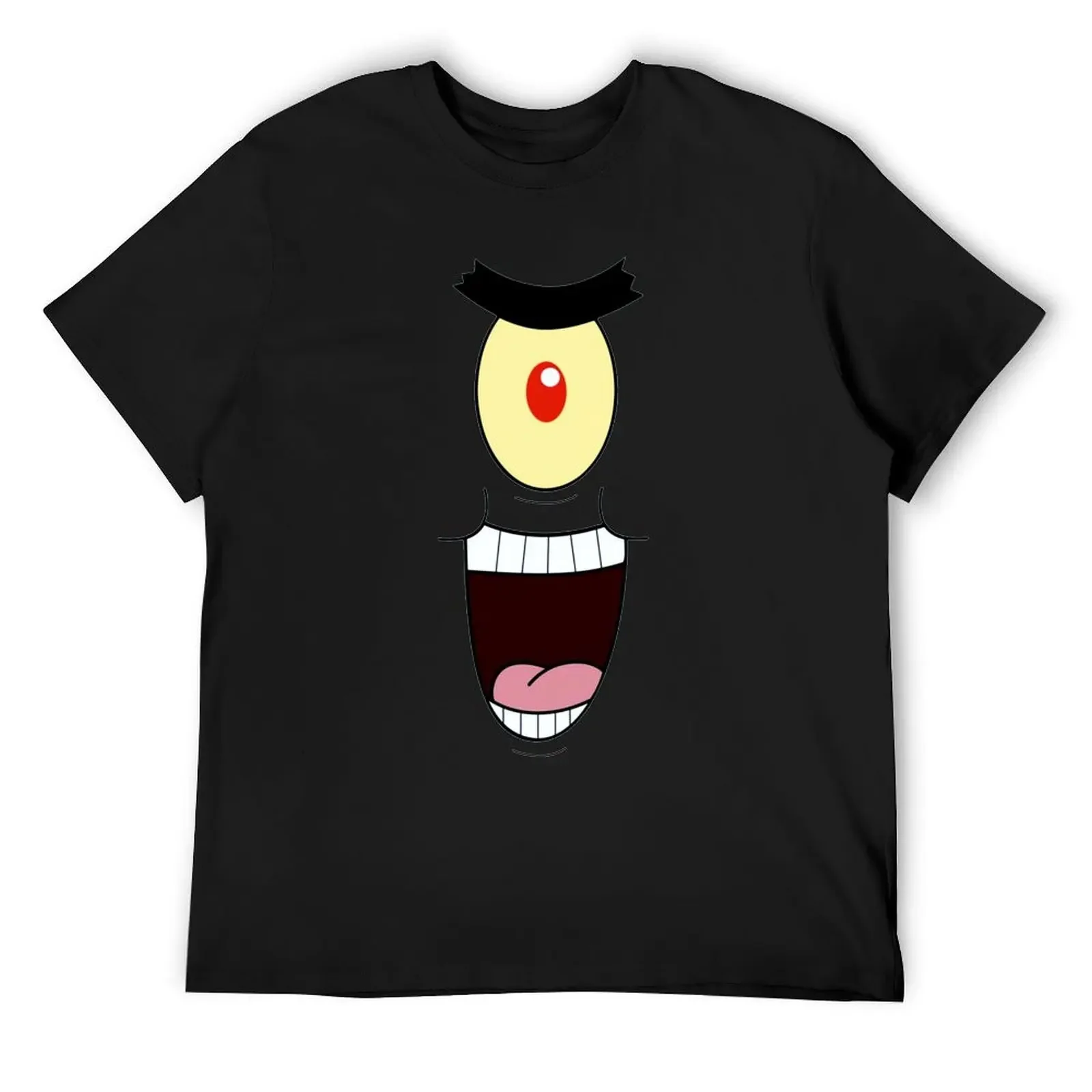 Plankton Evil and Funny Laugh T-Shirt cotton graphic tees graphic shirts customs design your own fitted t shirts for men