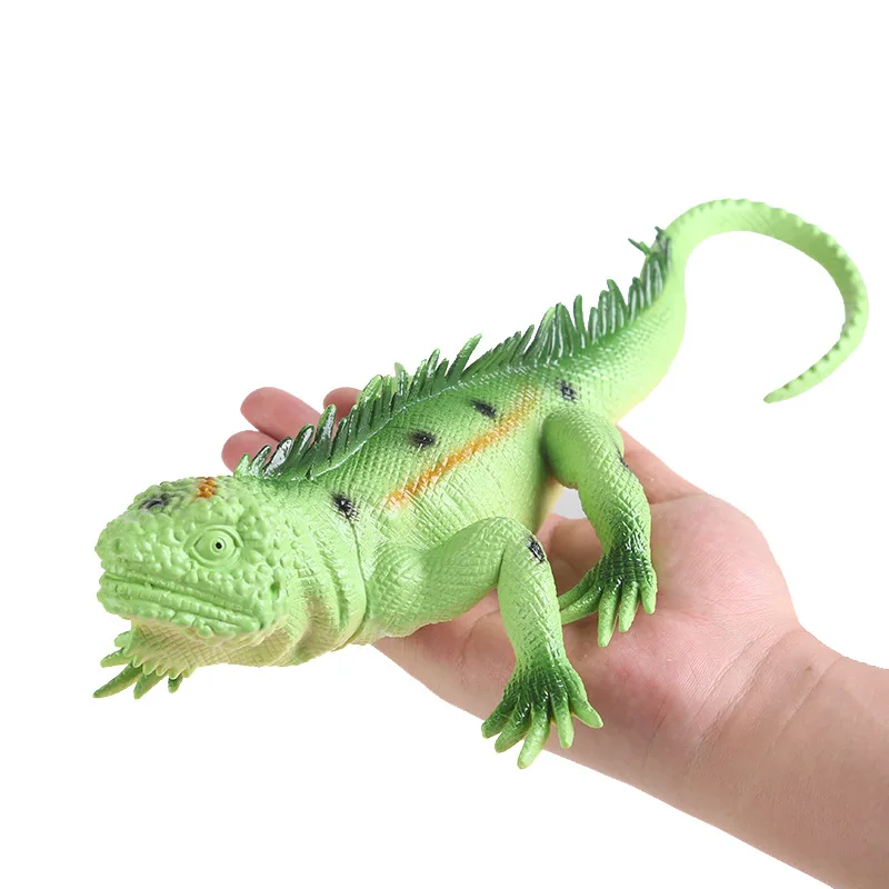 Simulation Vocal Lizard With Squeaking Toys Soft Rubber Reptile Model Adult Children Stress Relief Tricky Vent Toys Squishy