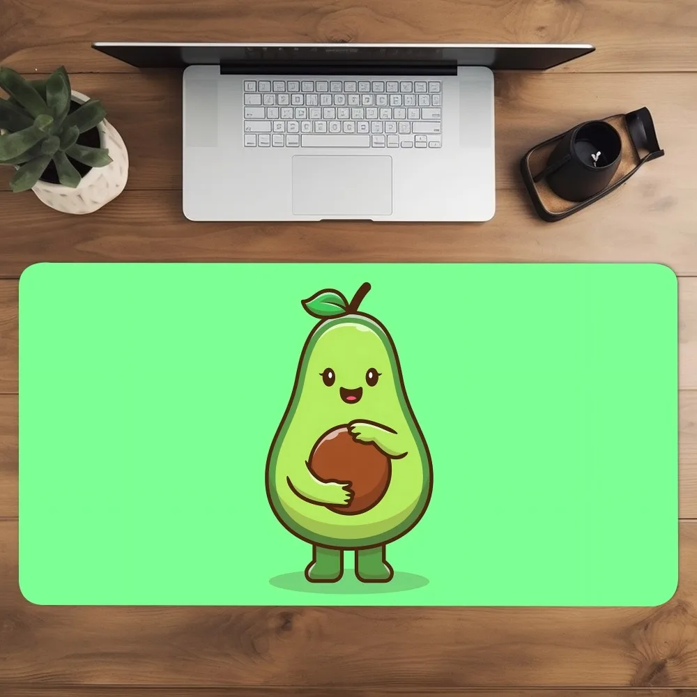 C-Cartoon avocadoes Mouse Pad Pc Deskmat 300x800x5mm Gaming Mousepad Anime Rubber Mat Desk Protector Mouse Pads