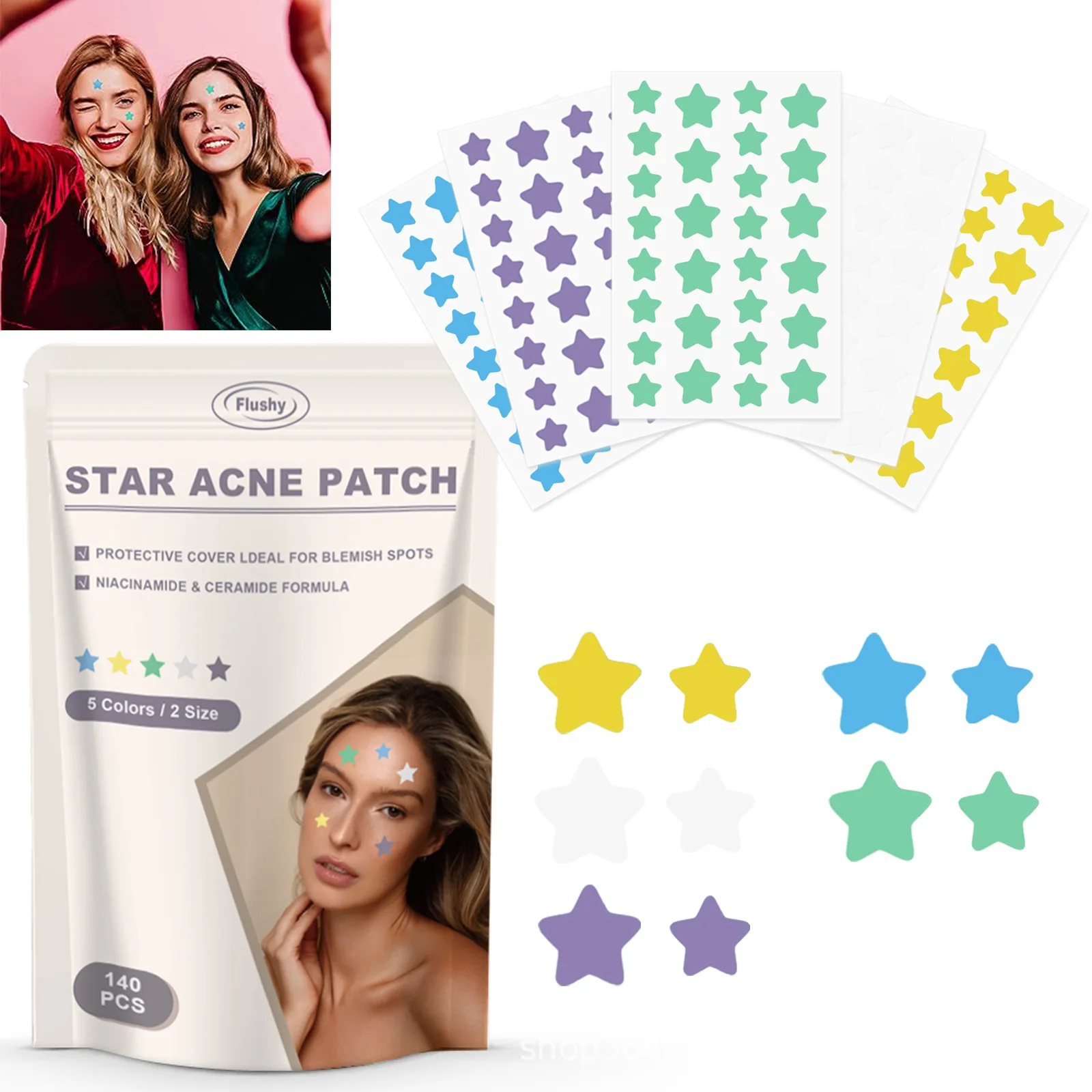 

240pcs Halloween Decoration Stickers, Colorful Decor Stickers (1 Sheet Per Color), For Decoration Only (Not Makeup)