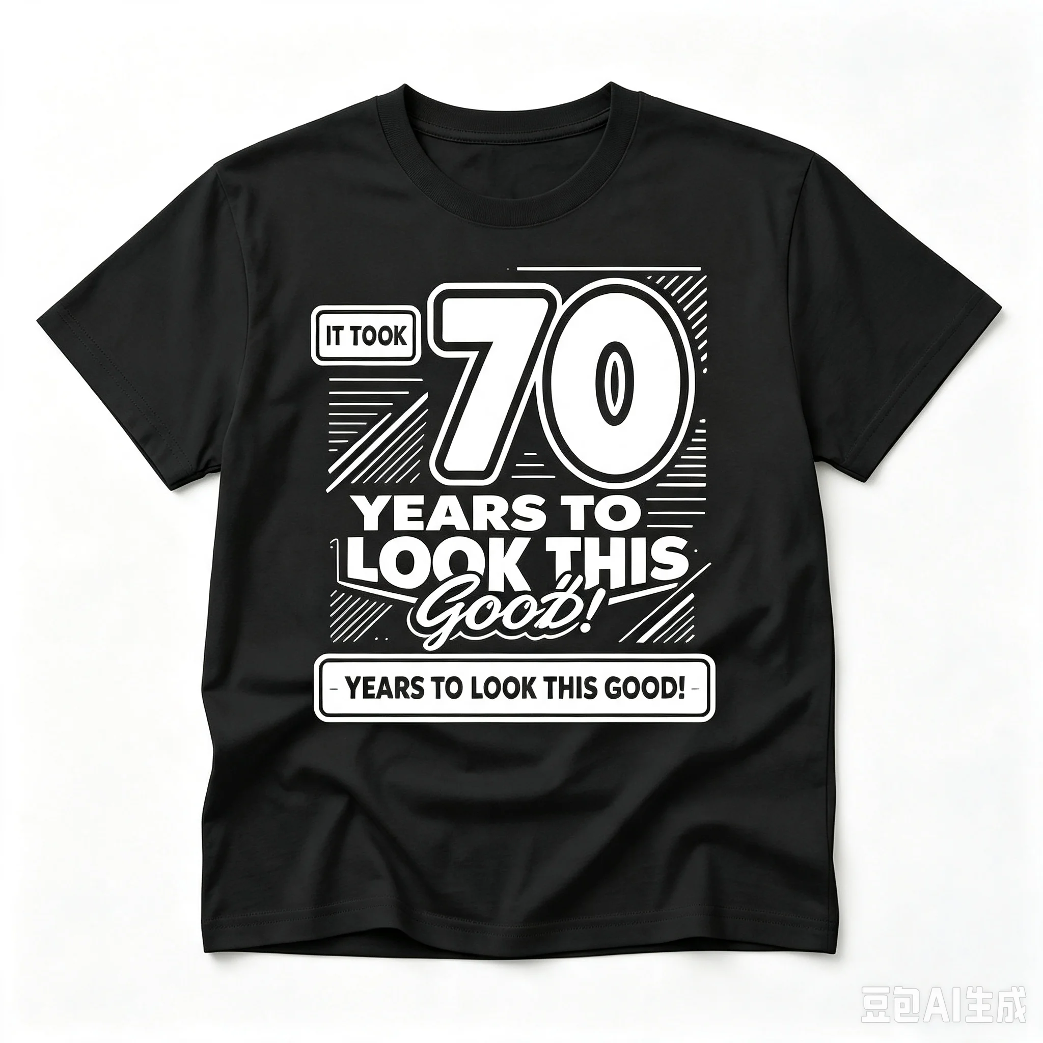 Men'S Fashion For 70 Year Old - 남성 70세 생일 선물 그래픽 티셔츠