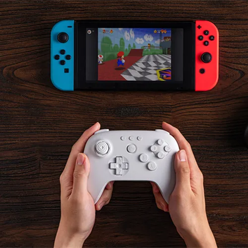 Imagen 2 del producto Controlador Bluetooth 8Bitdo N64 para Gamepad Analógico 3D, Switch, Windows y Android (Negro)