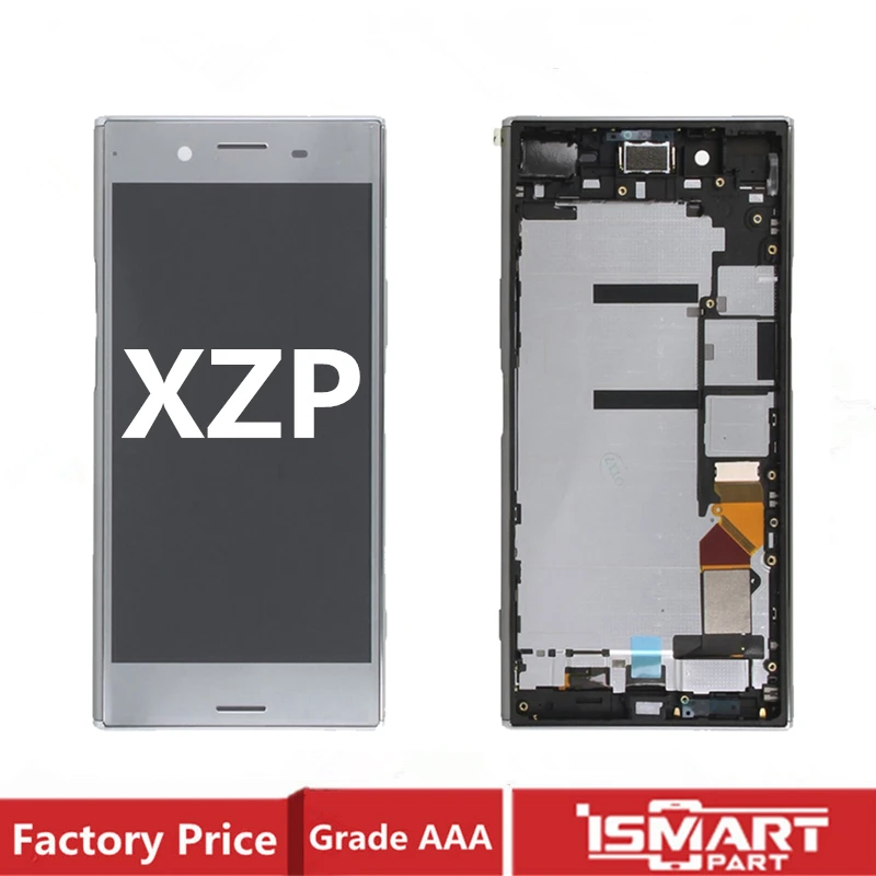 For Sony Xperia XZ Premium LCD Display Touch Digitizer Assembly  with Frame Replacement XZP Screen G8142 G8141