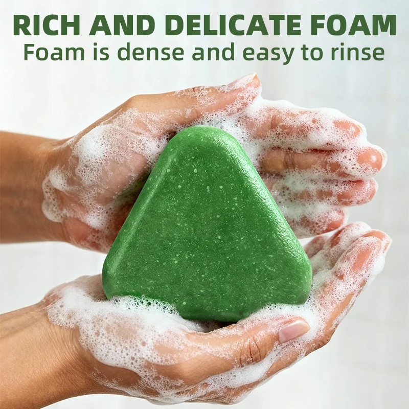 قالب شامبو أوراق أوسمان جراس آند أربورفيتا، مع مستخلصات عشبية مختلفة، وإزالة القشرة الصحية، وتغذية وتنظيفها