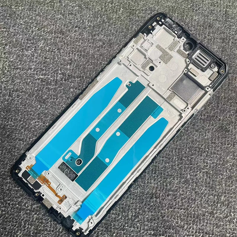 New For Infinix Note 11 Pro Front LCD Frame Bezel Middle Frame Back Housing Case Mid Plate X697