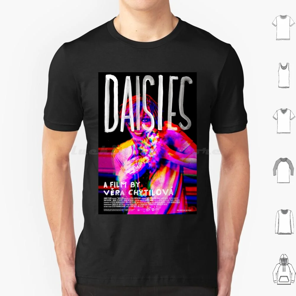Ромашки (2) 1966 г.) Футболка с английским плакатом, большой размер, 100% хлопок, ромашки Sedmikrásky, чешская новая волна, кинотеатр, кинотеатр, художественный дом Ромашки (2) 1966 г.) Футболка с английским плакатом, большой размер, 100% хлопок, ромашки Sedmikrásky, чешская новая волна, кинотеатр, кинотеатр, художественный дом