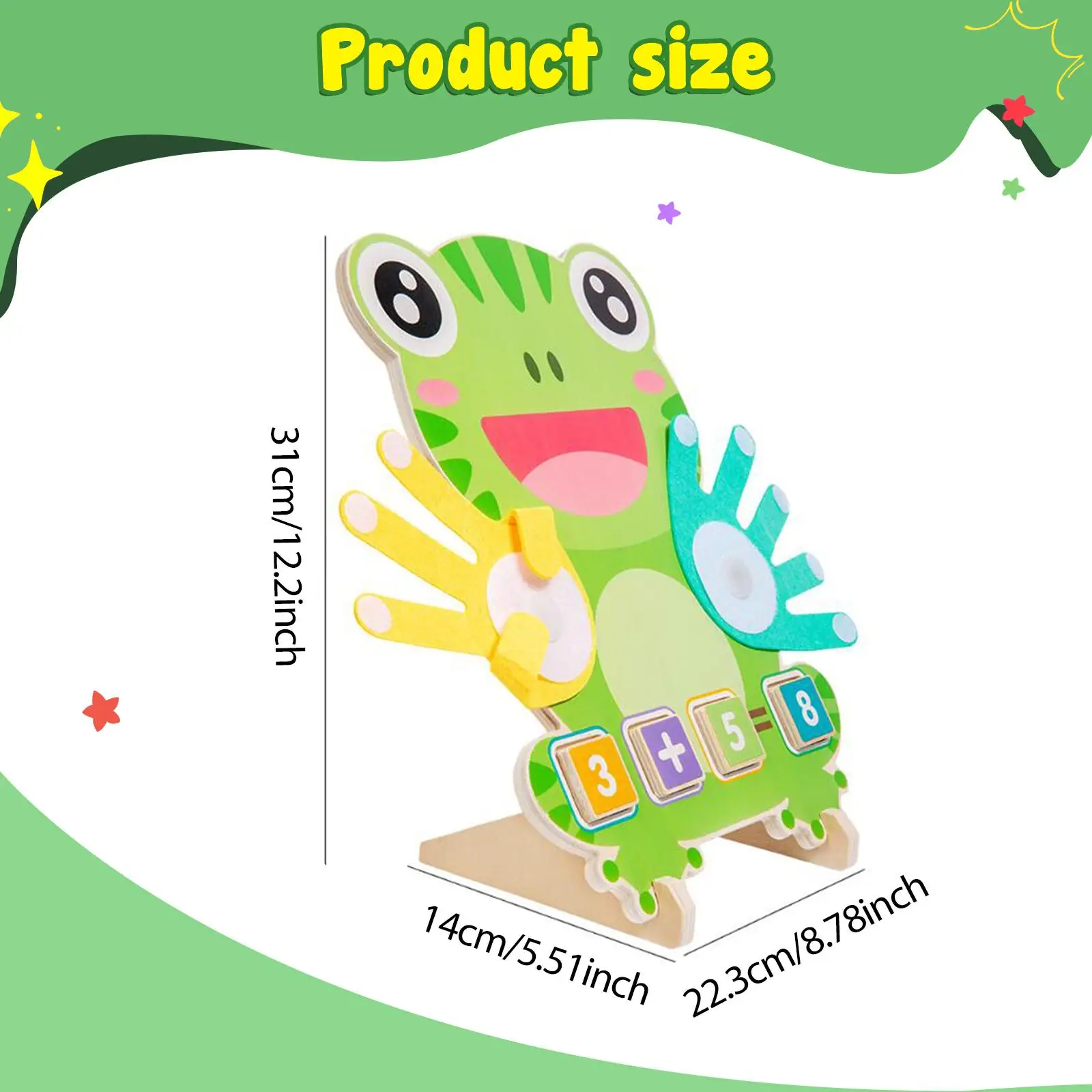 수학 계산 장난감 번호 손가락 계산 게임 장식 휴대용 장식품