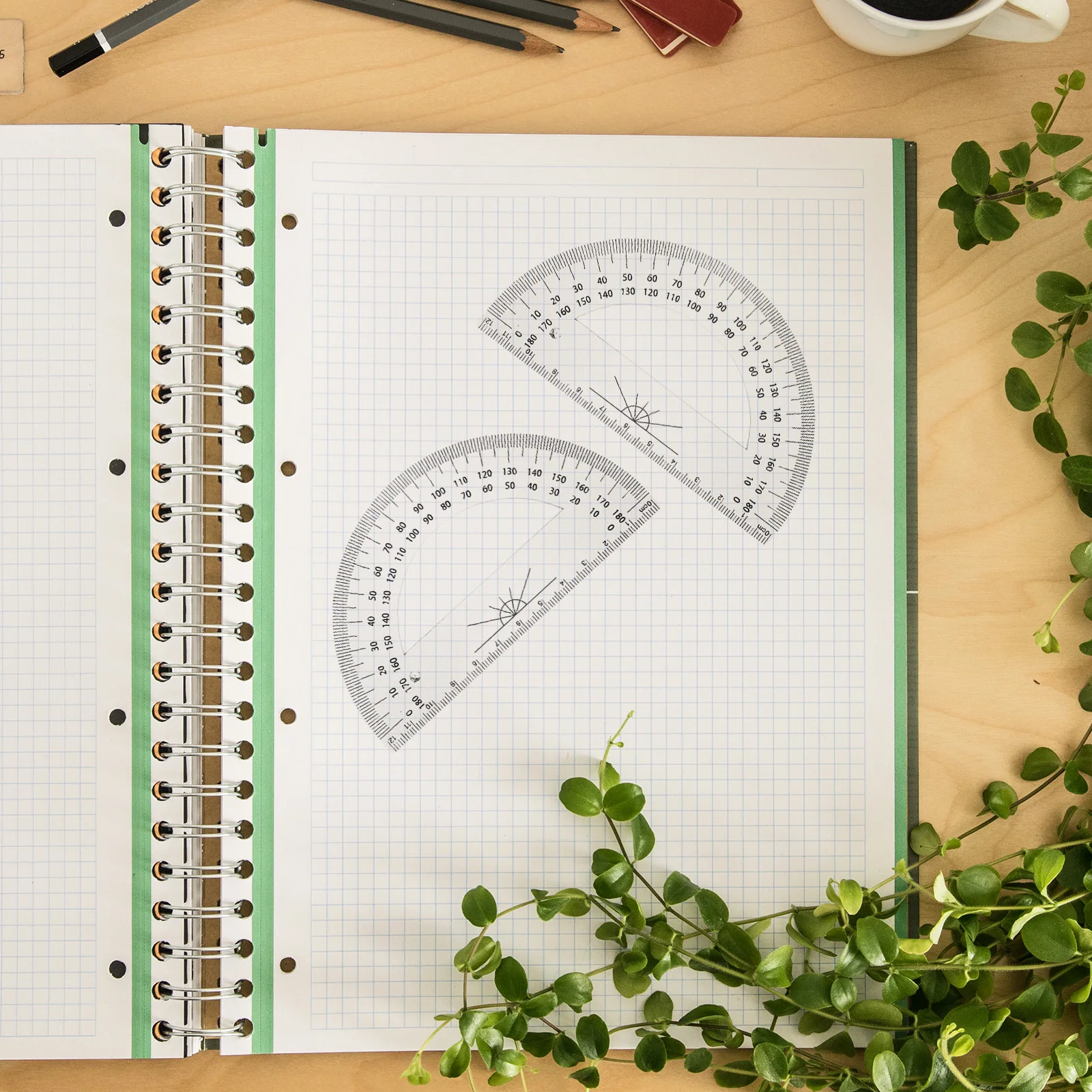 

5pcs Plastic Half Circle Protractor 180 Degree Geometry Measuring Tool Student School Supplies Multi-Function Drafting Ruler