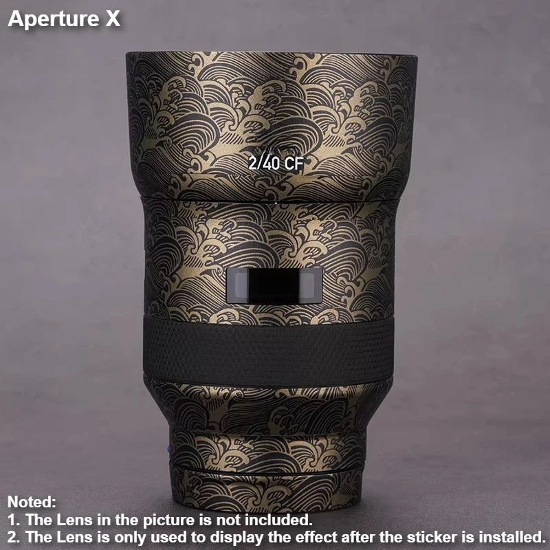 

Защитная пленка-наклейка для объектива ZEISS Batis 40mm F2 CF (для крепления Sony) с покрытием против царапин, защитная пленка для корпуса, наклейка-скин 40 F2