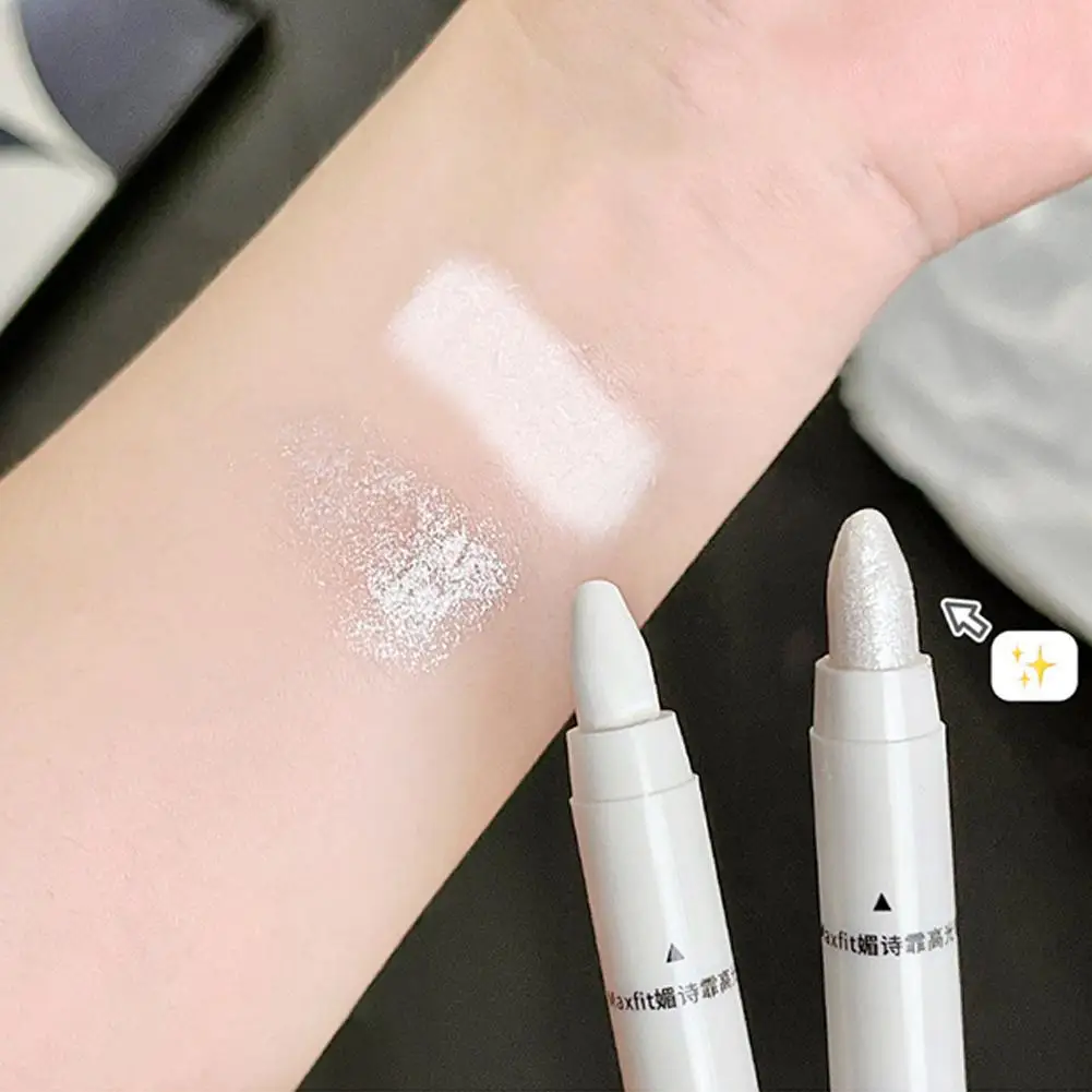 Highlighter ดินสออายไลเนอร์โกหก Silkworm ปากกา Eye Stick Glitter แต่งหน้าอายแชโดว์ Brightening เครื่องสําอาง Pearl Corner F0E6