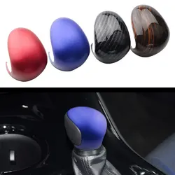 Carbon Fiber Car Gear Lever Shift Knob Cover ABS Decoration Trim for Toyota CHR 2016 2017 2018 2019 2020 2021 Car Accessories