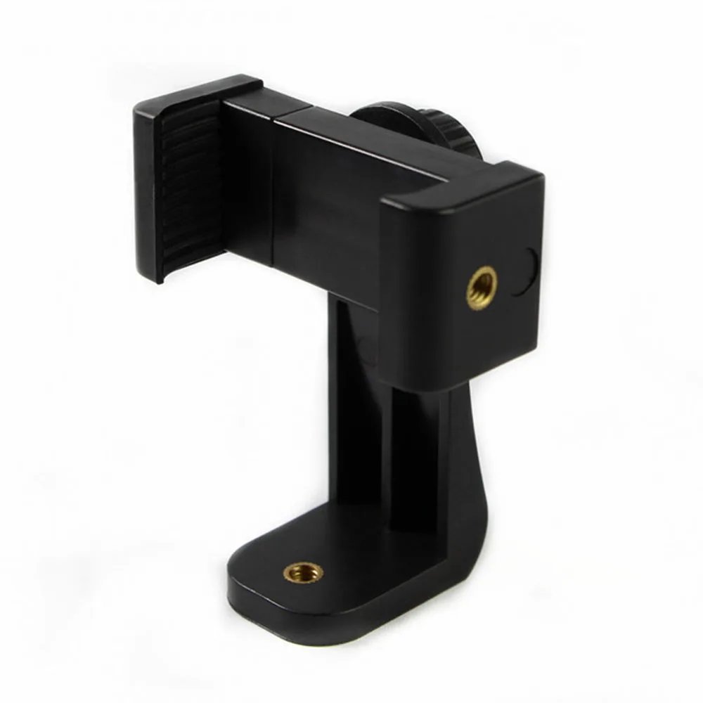 360 Degree Rotating Phone Clip With 1/4 Screw Hole Cellphone Holder Tripod Mount