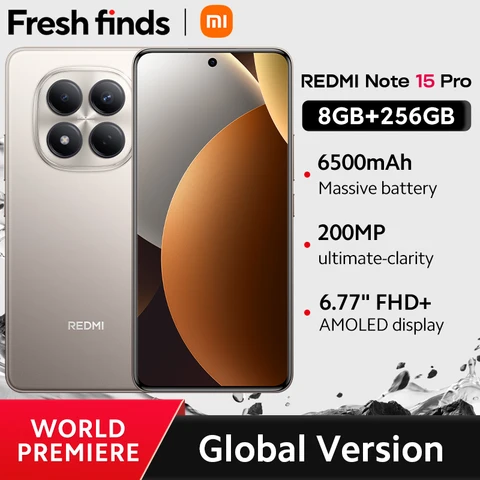 Смартфон Xiaomi Redmi Note 15 Pro, 8/256ГБ, 12/256ГБ, 12/512ГБ, global
