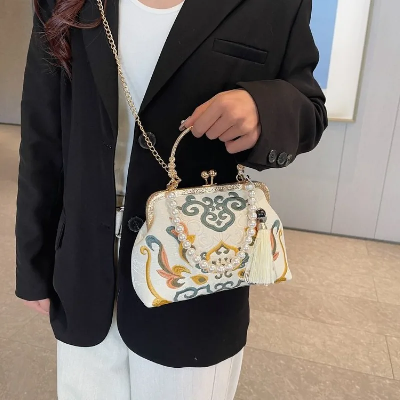 حقيبة يد بتصميم بسيط وطباعة طويلة النظر قابلة للتعديل لمدرسة العمل، مثالية لاجتماع العمل #1