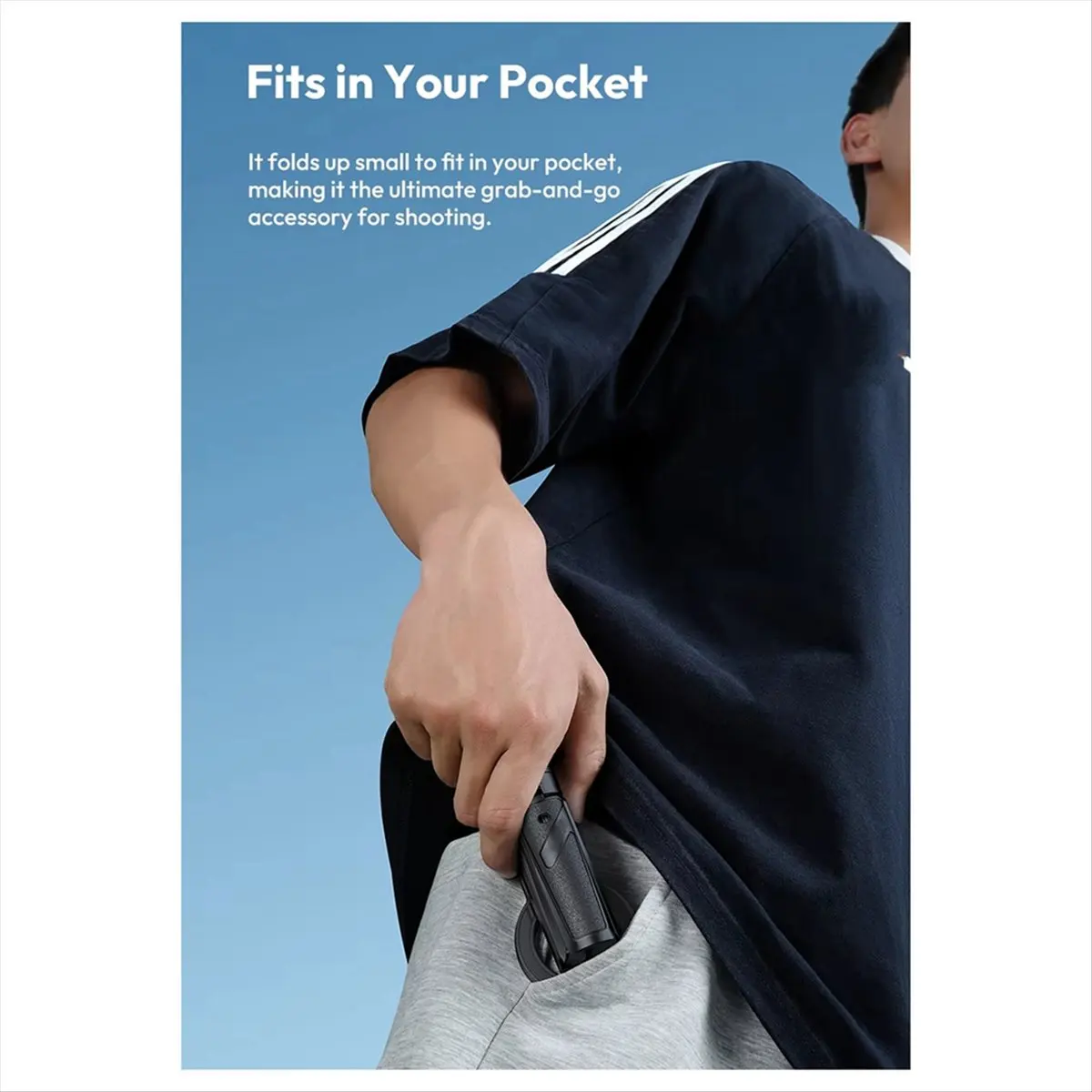 

Новый магнитный штатив для телефона JJ03, беспроводная ручка для телефона, палка для селфи, настольный штатив для 16, 15, 14, 13 Pro Max