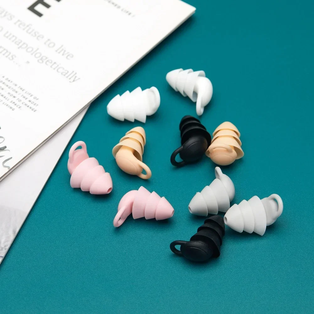 Soundproof Earplugs Sleep Plugs for Noise Cancelling and Soundproofing Silicone Earplugs Sleep Plugs view 5