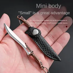 Llavero táctico mini cuchillo portátil fijo para llaves