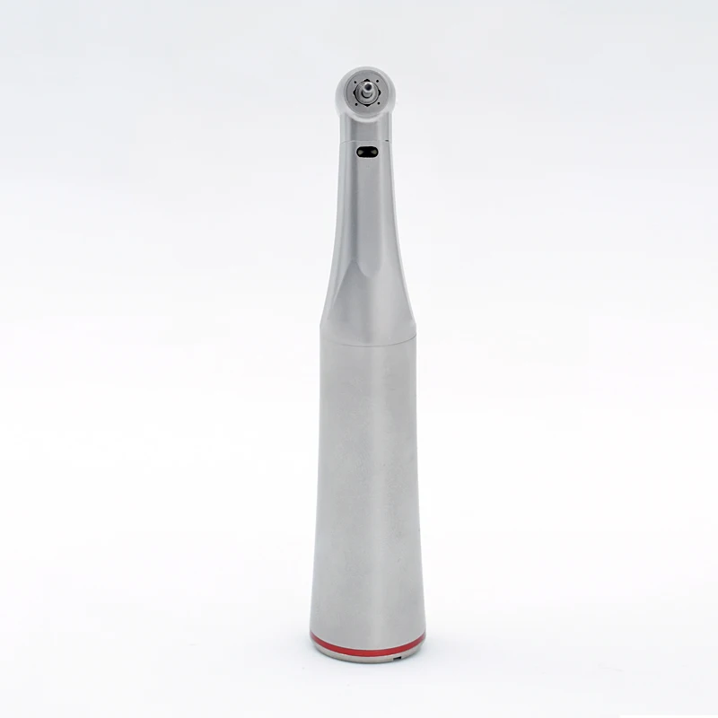 

Push Button 4 Way Spray 1:5 Speed Increase Contra Angle Dental Handpiece With Optic Fiber for E-type Motor