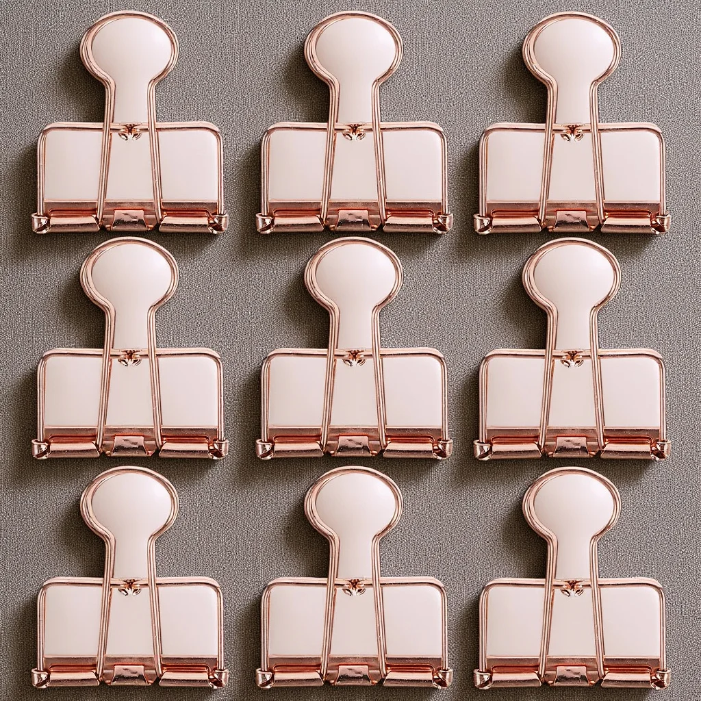 Document Holder with Clip Binder Clips Large Paper Paperclip Holders for Desk Small Office