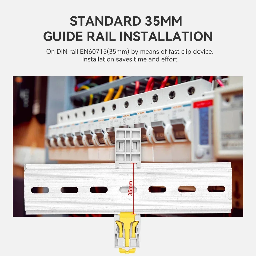 ETEK Din Rail Household Modular AC Contactor 220v Single Phase 2P 2no 2nc 1no 1nc 25A 20A 16A For Automation EKMF