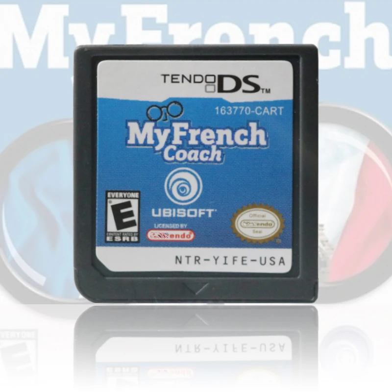 مدربي الفرنسي/مدربي الإسباني/إصدار سلسلة مدربي الياباني الخاص بي DS خرطوشة ألعاب الفيديو بطاقة ألعاب الفيديو إصدار الولايات المتحدة الأمريكية متعدد اللغات