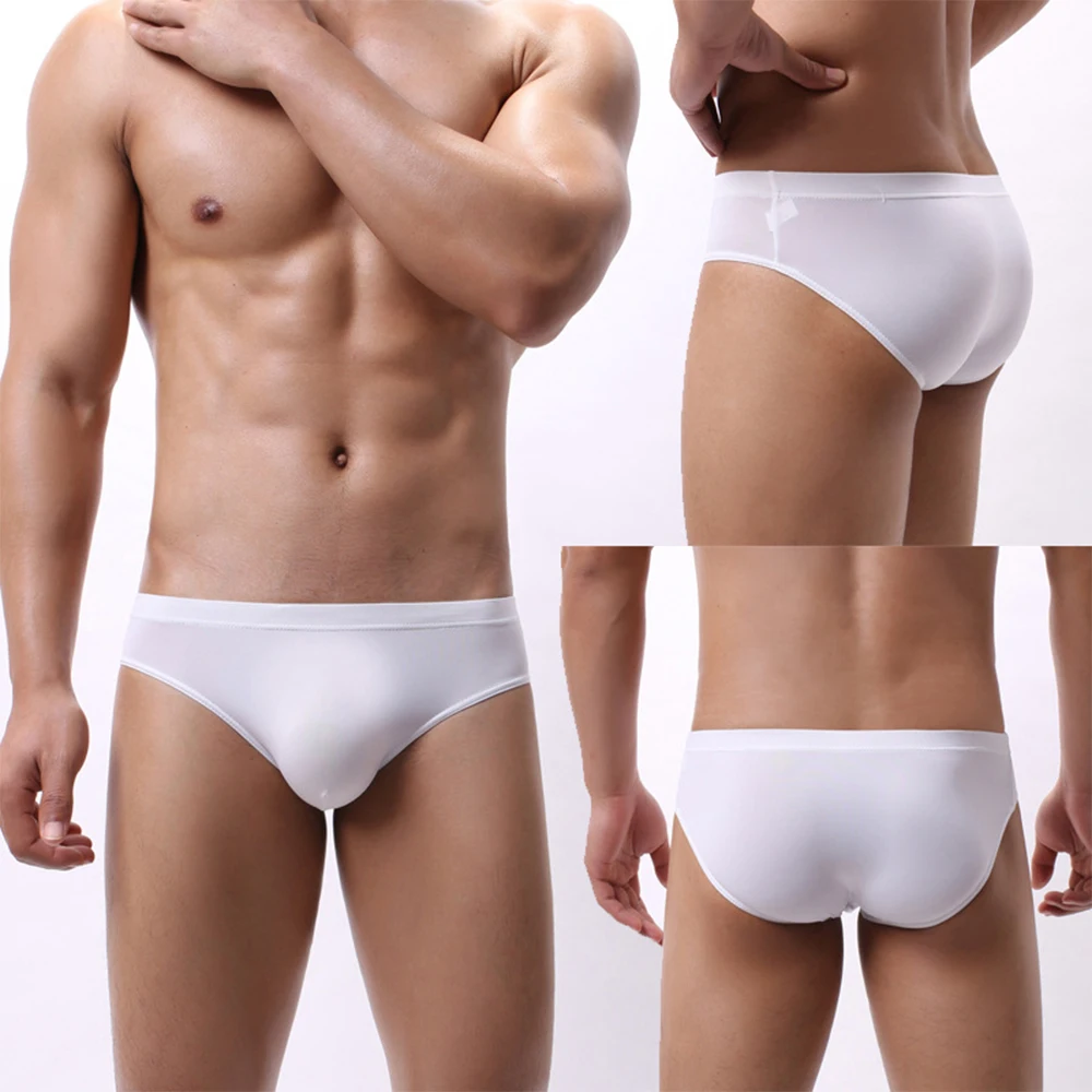 Moda quente nova sleepwear briefs dos homens verão calcinha de cintura baixa bolsa sem costura sexy roupa de banho cuecas