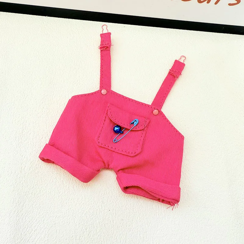 

Милые мини-плюшевые кукольные штаны-комбинезоны для 15-17 см Labubu I II Idol Dolls, одежда для сидения, аксессуары для корейки Kpop Exo