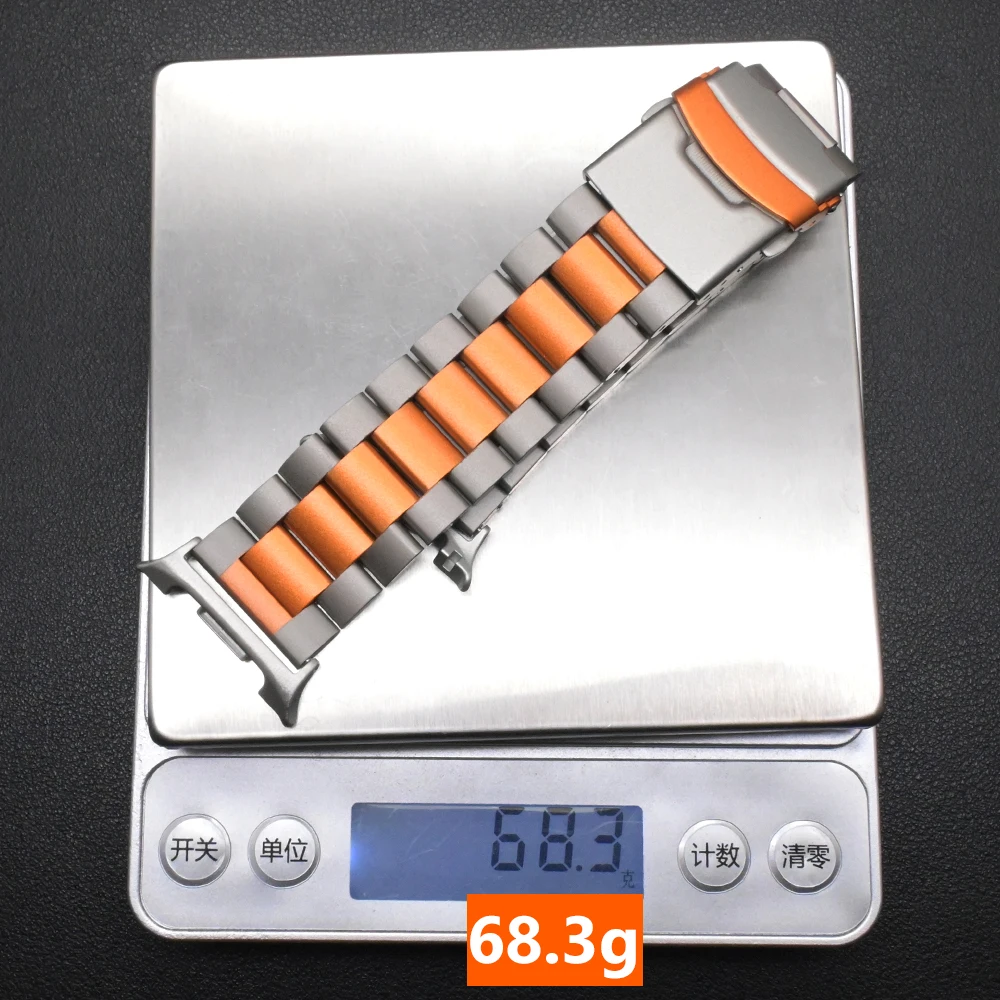 Band für Samsung Galaxy Watch 8 Ultra 2, Titan-Armband, keine Lücken, ersetztes Armband, Correa für Samsung Galaxy Ultra 47 mm, Zubehör