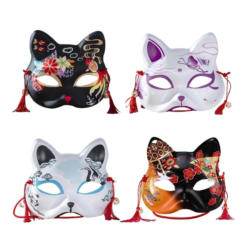 R1WE PINTUNIDO A MAÇA MASCA Máscara Halloween Foxes Máscara Máscara Máscara Máscara para homens Homens Halloween Party