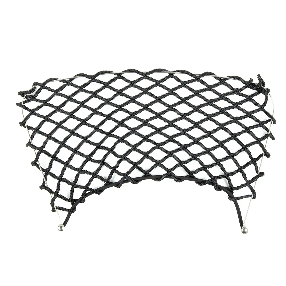 1PC Tuck Net String Bag Pocket Elastic Fit For Benz Smart Fortwo 451 2009-2014 Black Auto Interior Accessories