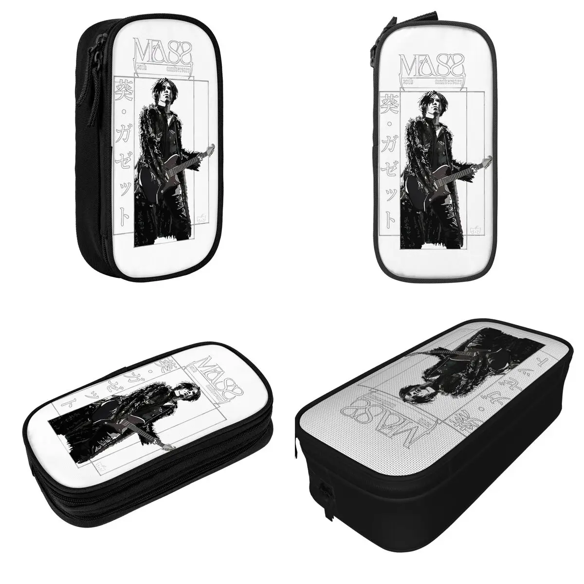 The GazettE AOI 20th Anniversary Edition Pen Box Double Layer Large-capacity Office Supplies Pencilcase Perfect Gifts