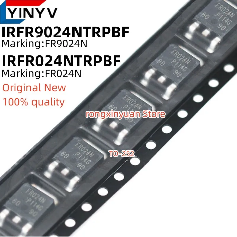 

20Pcs IRFR024NTRPBF FR024N IRFR024NPBF IRFR024N IRFR9024NTRPBF FR9024N IRFR9024NPBF IRFR9024N TO-252 100% New