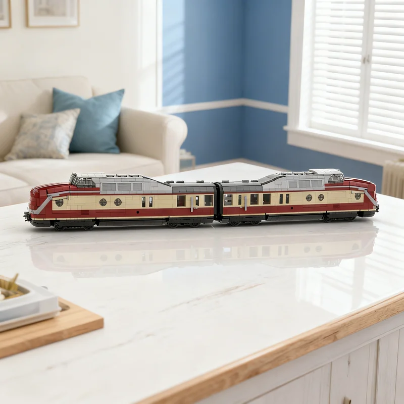 

3243pcs MOC BR 601 VT 11 5 Triebwagen Train Model Building Blocks Creative Gift DIY Display Decor Adult Premium Kids Desk Home