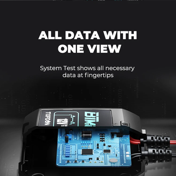 TOPDON BTMobile Pros od 8V do 16V samochodowy 12V Tester dla akumulatorów samochodowych 12V analizator baterii obciążenia samochodu 12V akumulator
