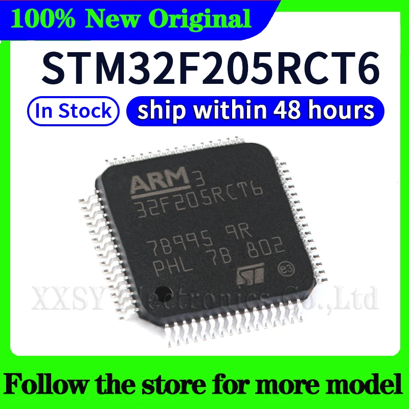 STM32F205RBT6 STM32F205RGT6 STM32F205RFT6 STM32F205RET6 STM32F205RCT6 STM32F205VBT6 STM32F205VFT6 고품질 신규