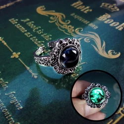 Anello di gioco Cosplay Darkmoon Ranni anelli per uomo donna nottilucente bagliore luminoso nel buio anello Vintage accessori per gioielli