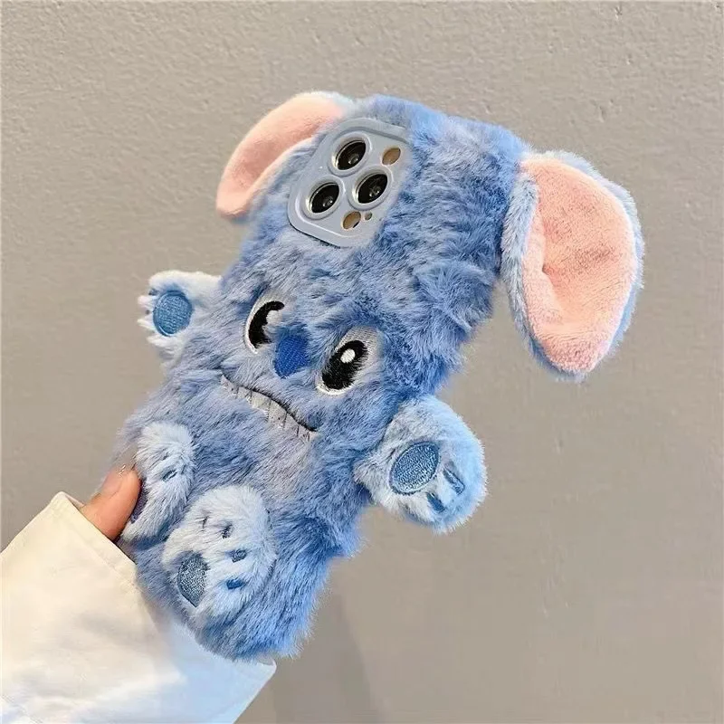 ديزني غرزة أفخم قضية الهاتف ، لينة الغطاء الواقي ، الكرتون لطيف الحال بالنسبة آيفون 15 ، 14 ، 13 ، 12 ، 11 برو ماكس ، خريف ، شتاء #3