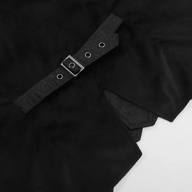 Medieval Sle Men's irt Jaet loween Costume Vintage Men's Formal Vest Par Wear Slim Fit ort Sve round Ne