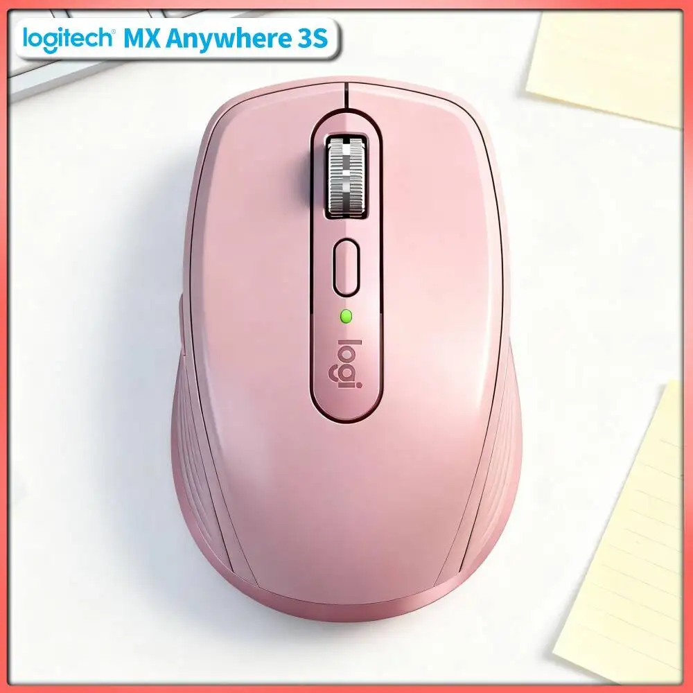 High-Precision MX Anywhere 3S - 8K DPI, 3-Device Bluetooth, Silent Click Tech, Ideal for Bakery Fair Tasting On-site Work