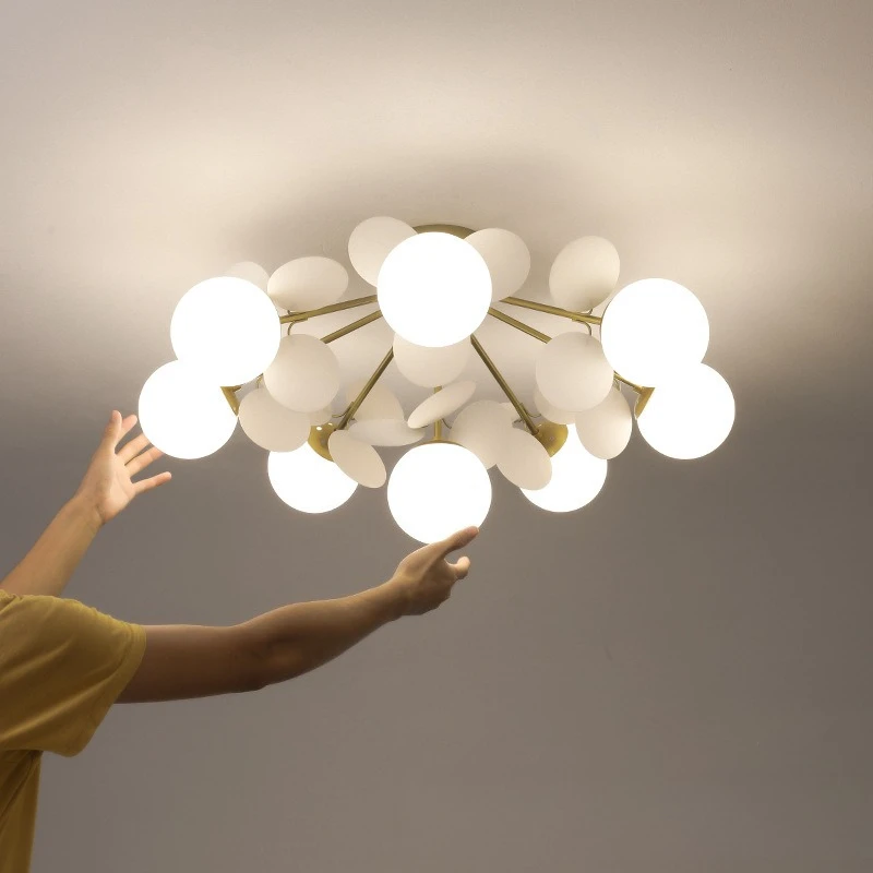 

Cream wind lamp master bedroom light ceiling light children's room Internet celebrity living room