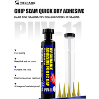 Mechanic PUV -11 10CC UUV curing chip seam quick drying glue high temperature resistant for hard disk /CPU/ screen IC seal