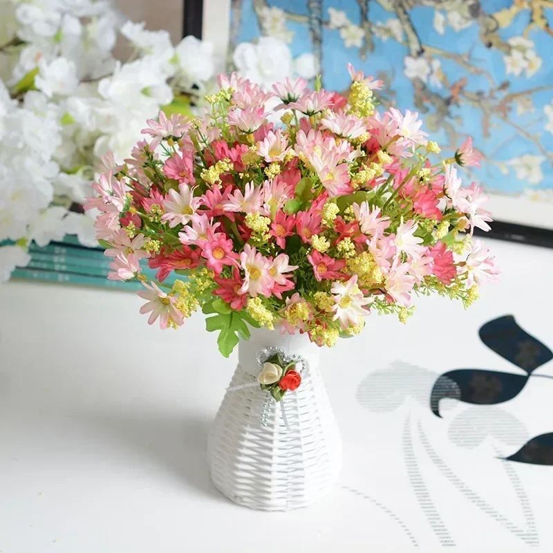 2026-Latests Models Nordic White Plastic Flower Vase Basket - Home Living Room Wedding Party Decoration Ornament - Flower Pot