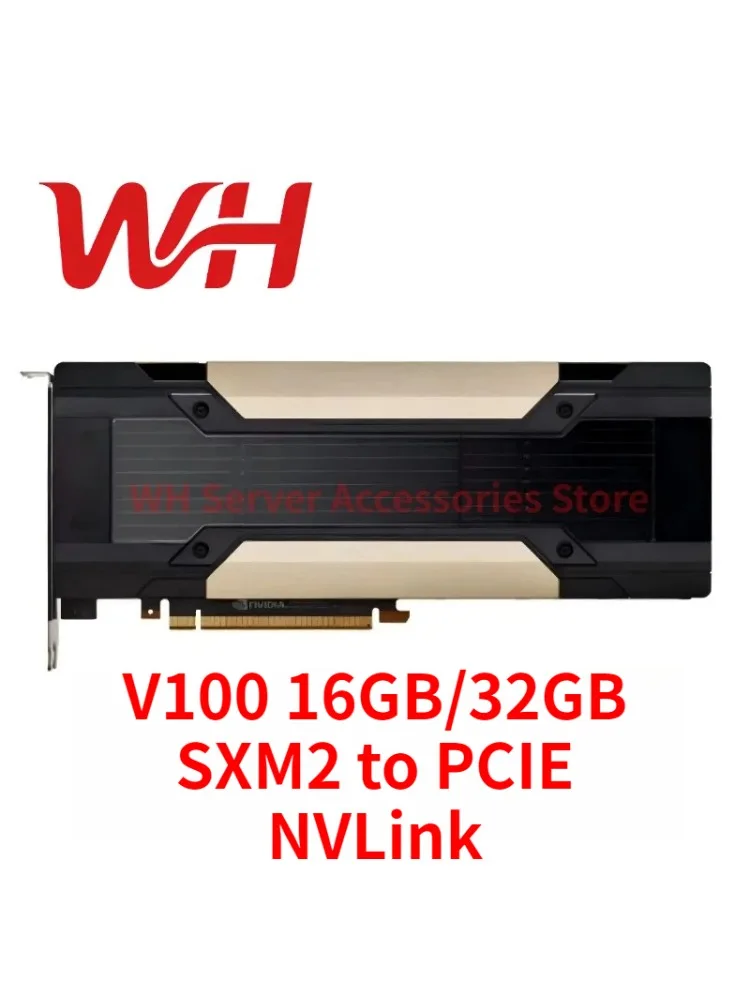 Karta graficzna NVIDIA Tesla V100 16GB/32GB SXM2 do PCIE HBM2 z akceleratorem GPU i NVLink do CUDA, AI, uczenia się głębokiego i obliczeń HPC — 2