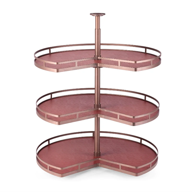 ארון בגדים פינת 360 ° מחסן מסתובב ארון ארון בגדים פונקציונליים רב תכליתיים סל אחסון 70*70*90-110 ס 