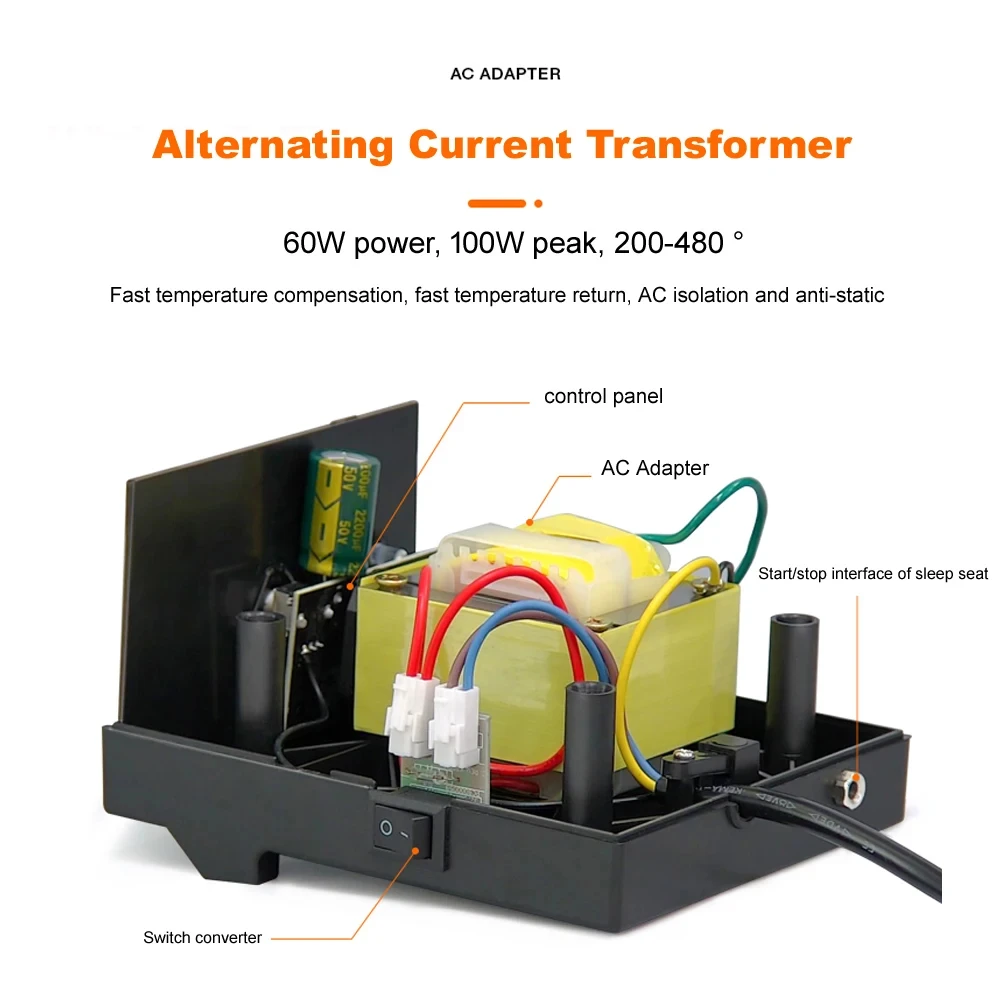 AMAOE AM-C210E soldering station compatible with JBC soldering iron head I IS K C210 handle simple welding repair station tools